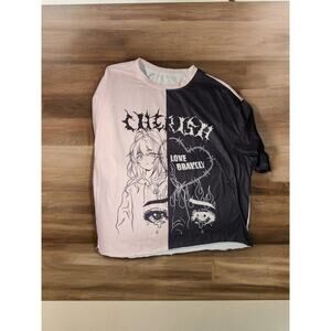 Manfinity EMRG Men Figure & Letter Graphic Two Tone Tee XL